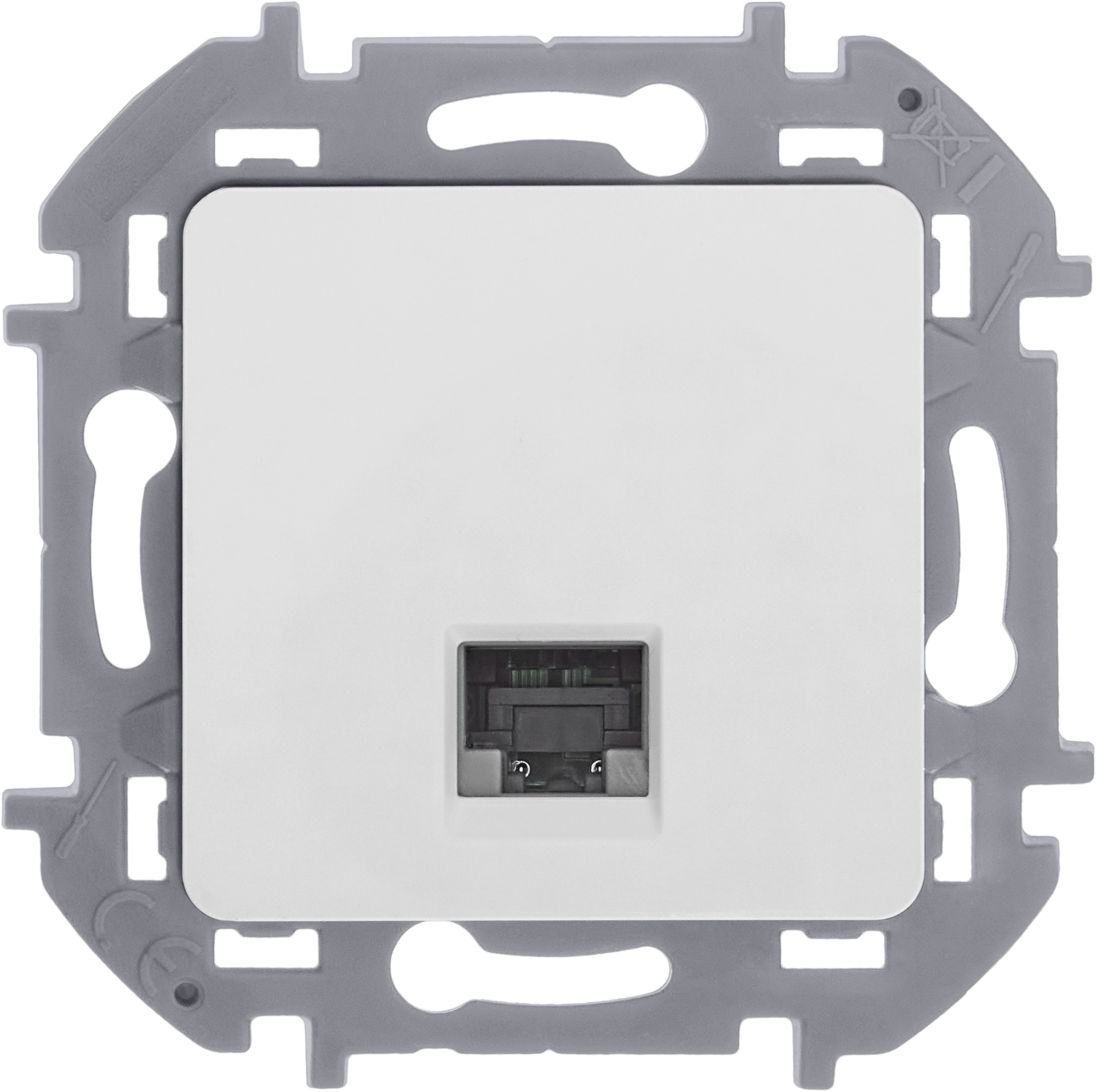 Розетка компьютерная RJ45 категория 5Е UTP белый INSPIRIA IEK 673825