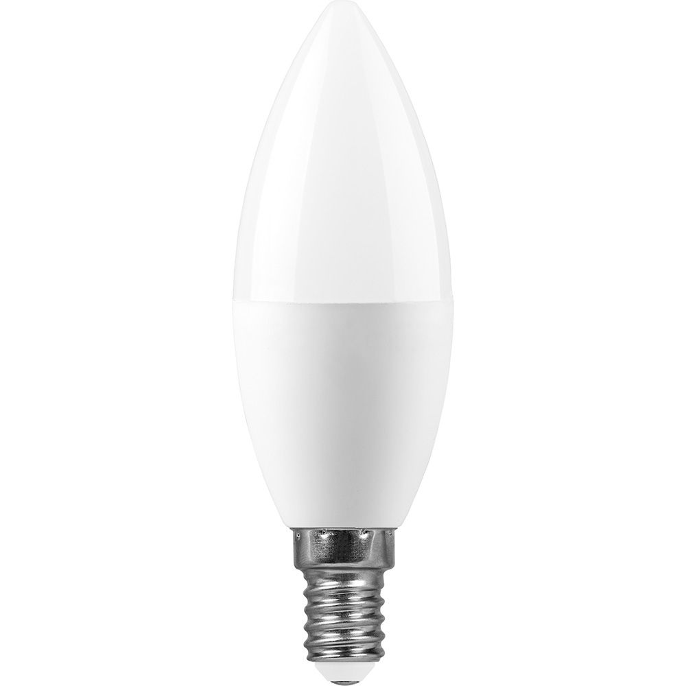 Лампа светодиодная LED 13вт E14 теплый матовая свеча FERON LB-970 38107