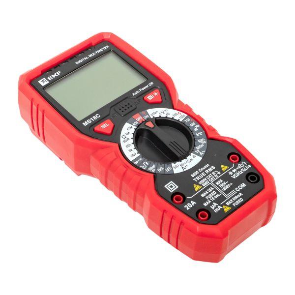 Мультиметр цифровой MS18C EKF Professional In-180701-pm18C