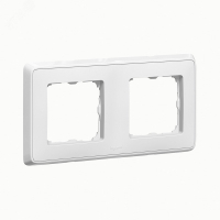 Cariva Рамка 2 поста белая Legrand/Daccord 773652