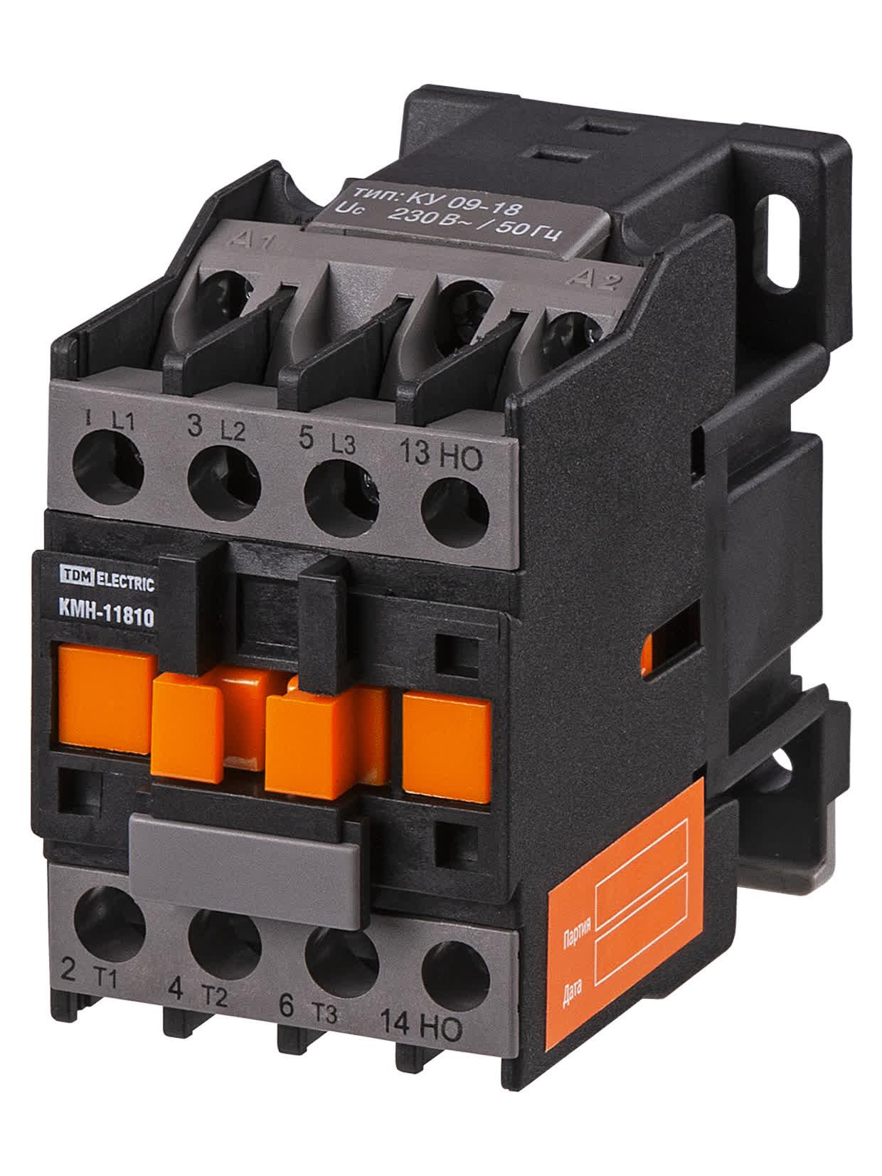 Контактор КМН-11810 18А 230В/АС3 1НО TDM ELECTRIC SQ0708-0010