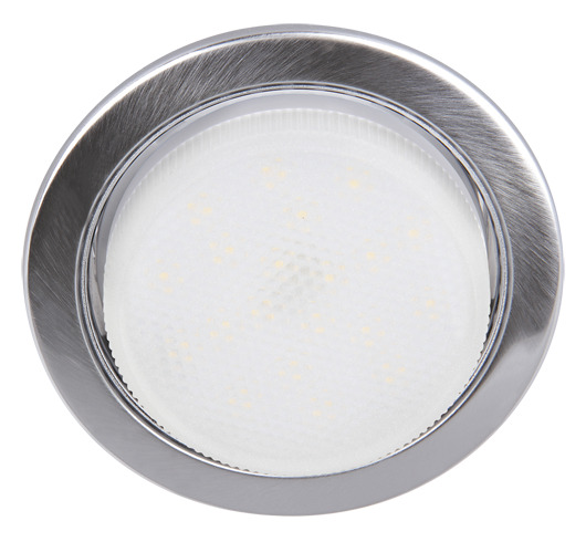 Светильник встраиваемый под лампу GX53 PGX53 10639.26 хром матовый JazzWay 1016782