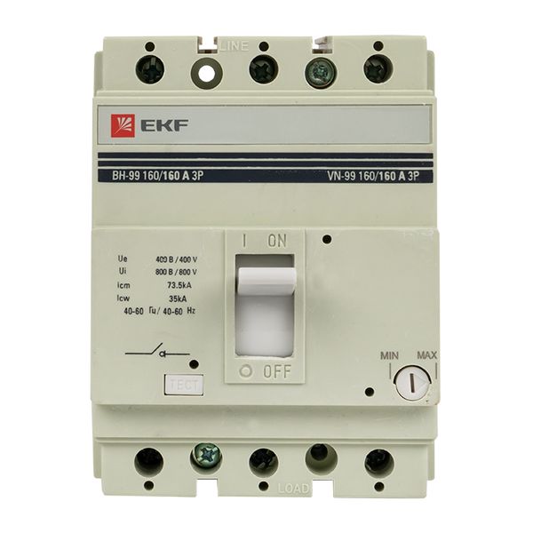 Выключатель нагрузки ВН-99 160/160А 3P EKF sl99-160-160