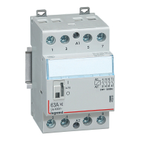 Контактор 230V 4НО 63А бесшумный с ручкой управления CX3 Legrand/Daccord 412563