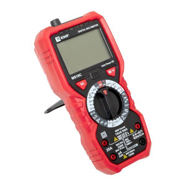 Мультиметр цифровой MS18C EKF Professional In-180701-pm18C