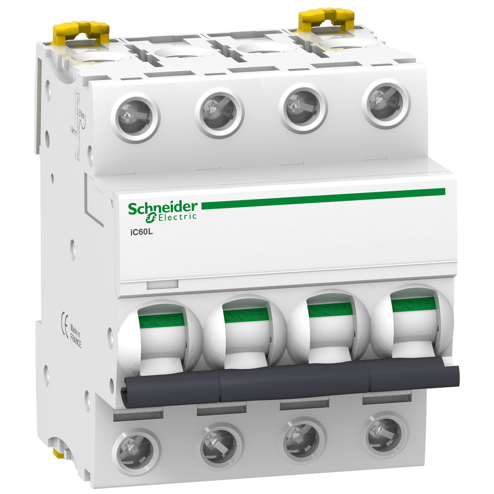 Выключатель автоматический четырехполюсный 25А С iC60L 15кА Schneider Electric A9F94425