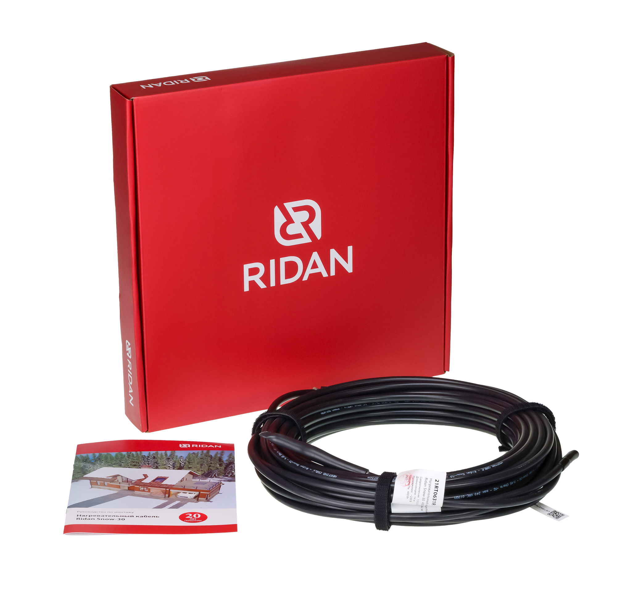 Кабель нагревательный Ridan (ДЕВИ) Snow-30 400 Вт  230 В 14 м 21RT0631R