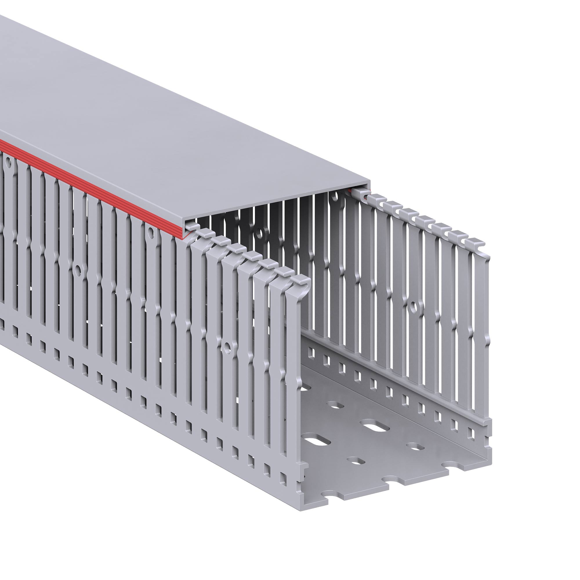 Короб перфорированный RL6 80x80 серый QUADRO DKC 01129RL