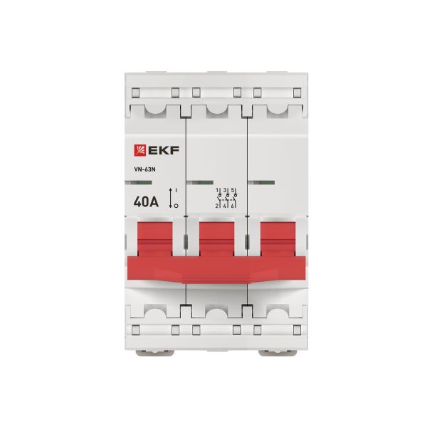 Выключатель нагрузки 3P 40А ВН-63N PROxima EKF S63340