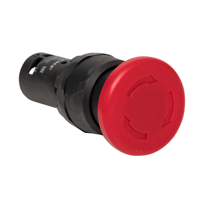 Кнопка SW2C-11MZ повортная красная Грибок 1з+1р EKF sw2c-mz-r