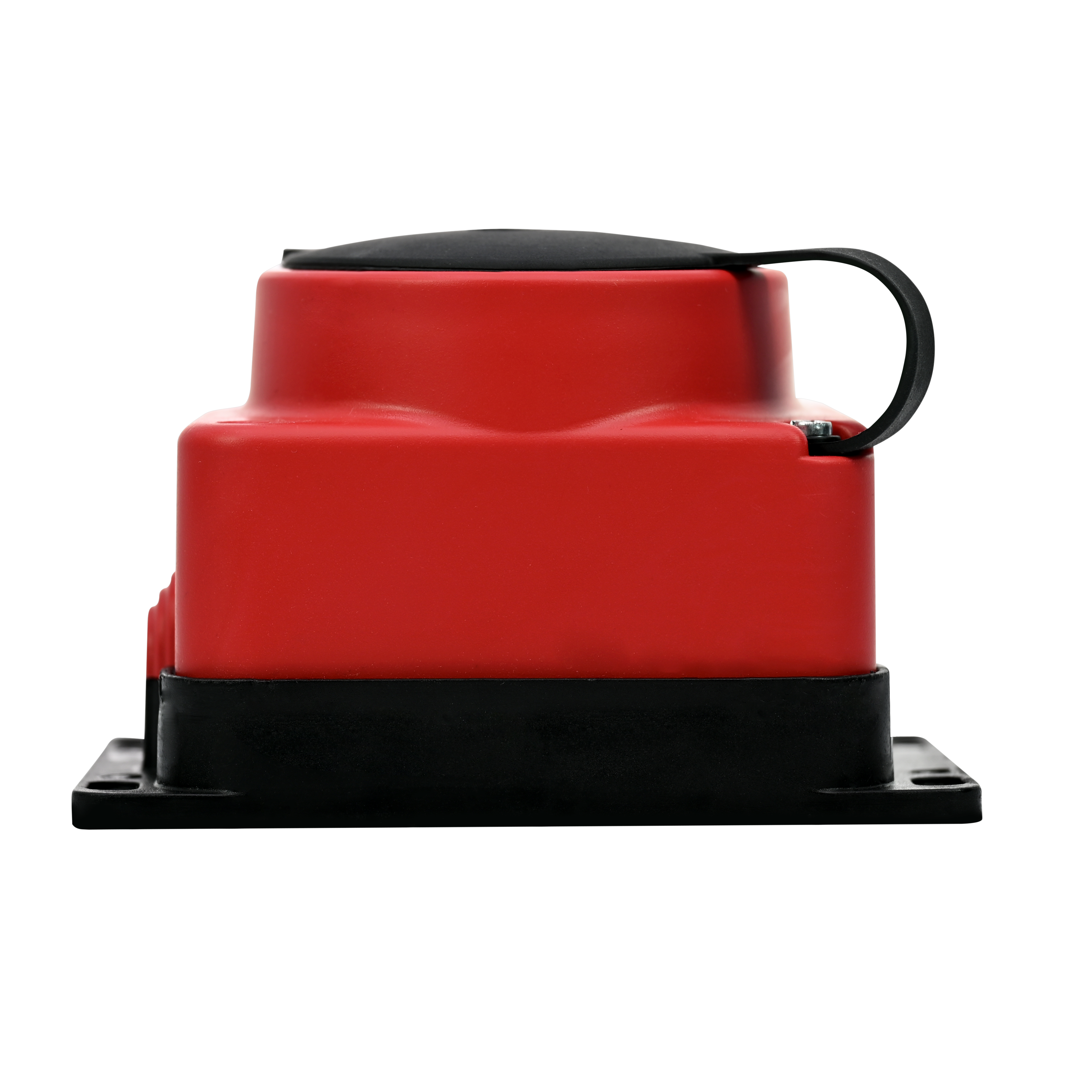 MultiSet Розетка 2К+З открытой установки каучуковая 16А/250В IP44 Красная Systeme Electric MST4403RD