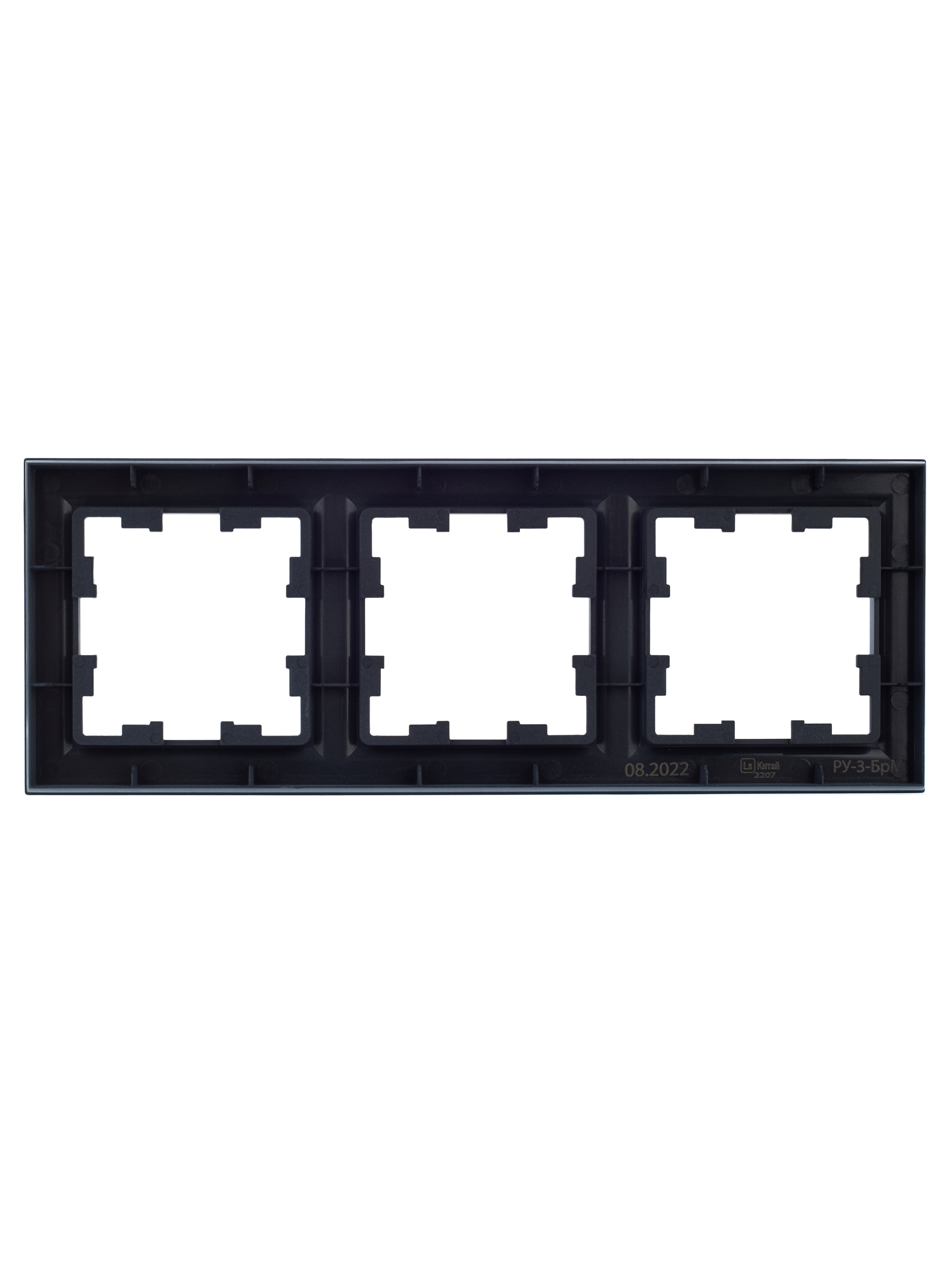 BRITE Рамка 3 поста РУ-3-БрМ маренго IEK BR-M32-K35