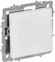 BRITE Выключатель 1-клавишный перекрестный 10А ВС10-1-3-БрАБ арктический белый IEK BR-V13-0-10-K91