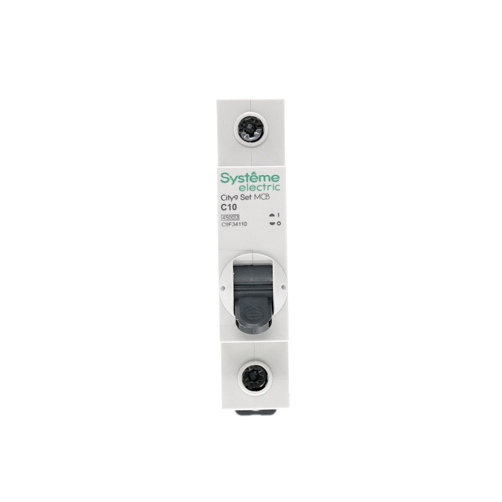 Выключатель автоматический однополюсный 10А С 4.5kA 230В City9 Set Systeme Electric C9F34110