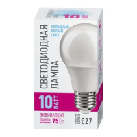 Лампа светодиодная LED 10вт E27 белый PROMO ОНЛАЙТ 82911 23224