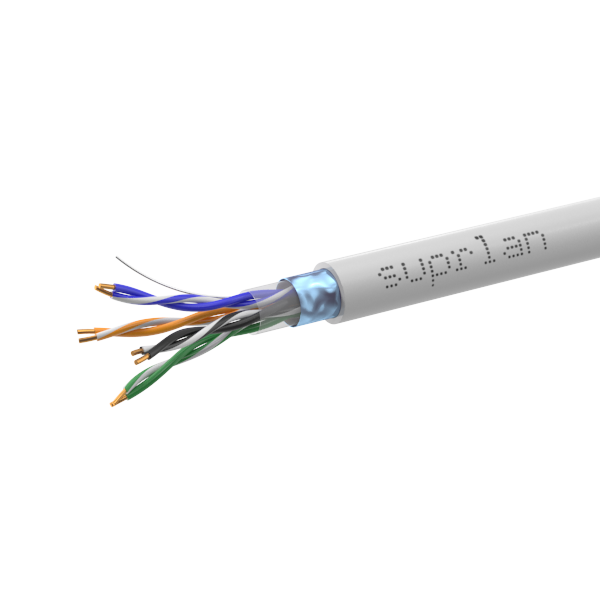 Витая пара Premium FTP Cat.5e 4x2x0,51 Cu LSZH нг(А)-HF Indoor 305м SUPRLAN 01-1032-1