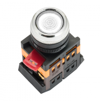 Кнопка ABLFS-22 с подсветкой прозрачный NO+NC 230В PROxima EKF ablfs-22