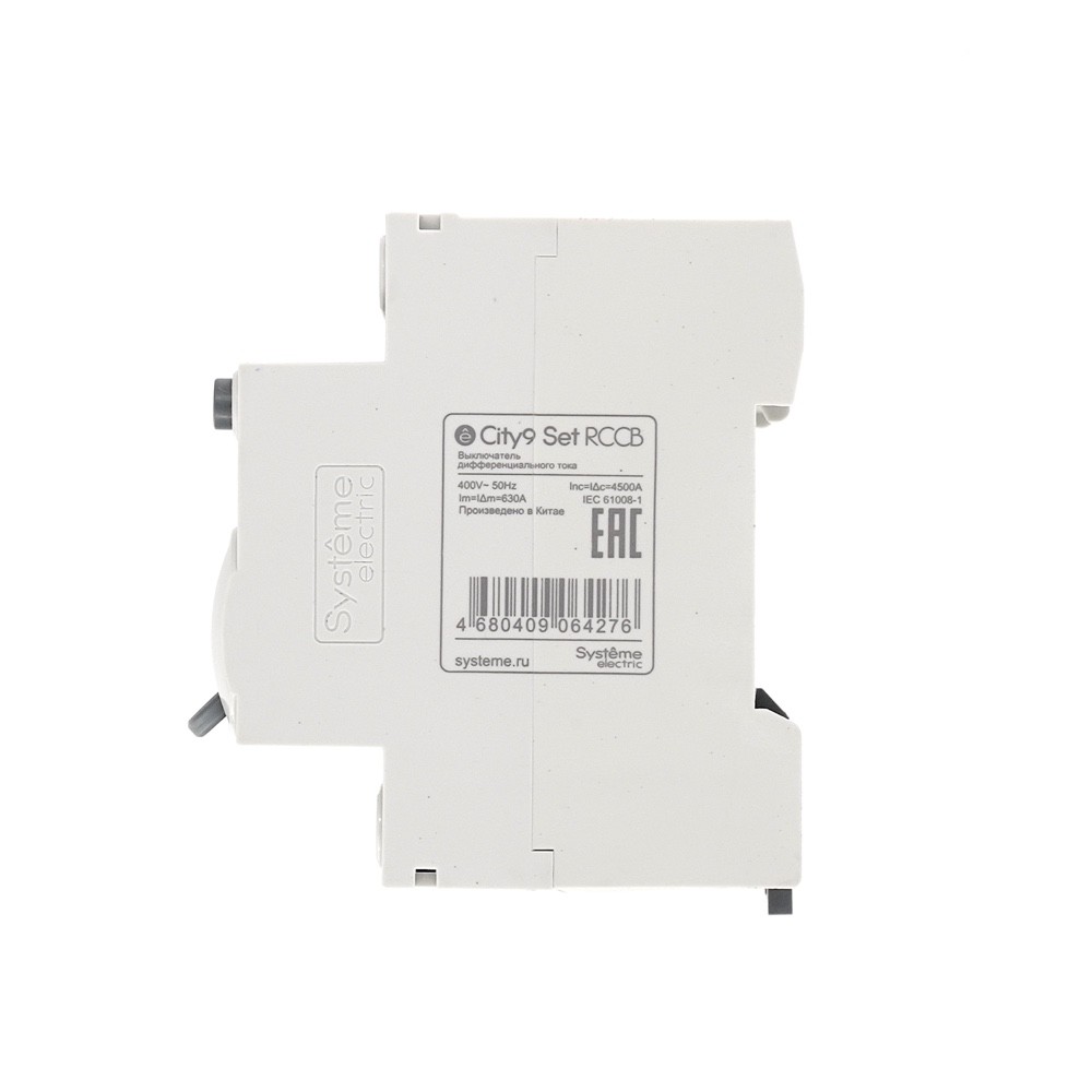 Выключатель дифференциального тока (ВДТ) 63А 4P 30мА Тип-AC 400В City9 Set Systeme Electric C9R36463