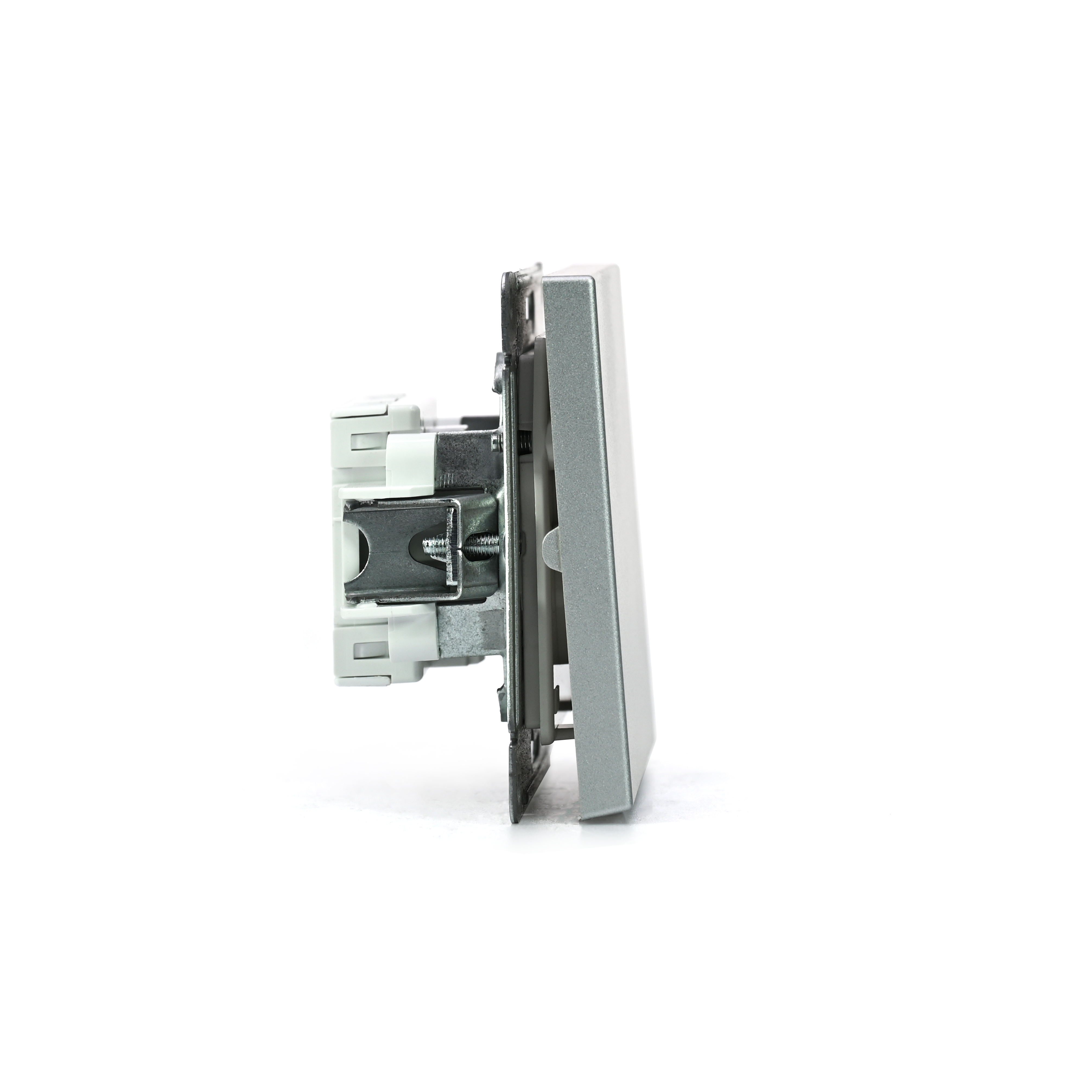 ARTGALLERY 1-клавишный переключатель IP44, 10АХ, механизм, алюминий Systeme Electric GAL440361