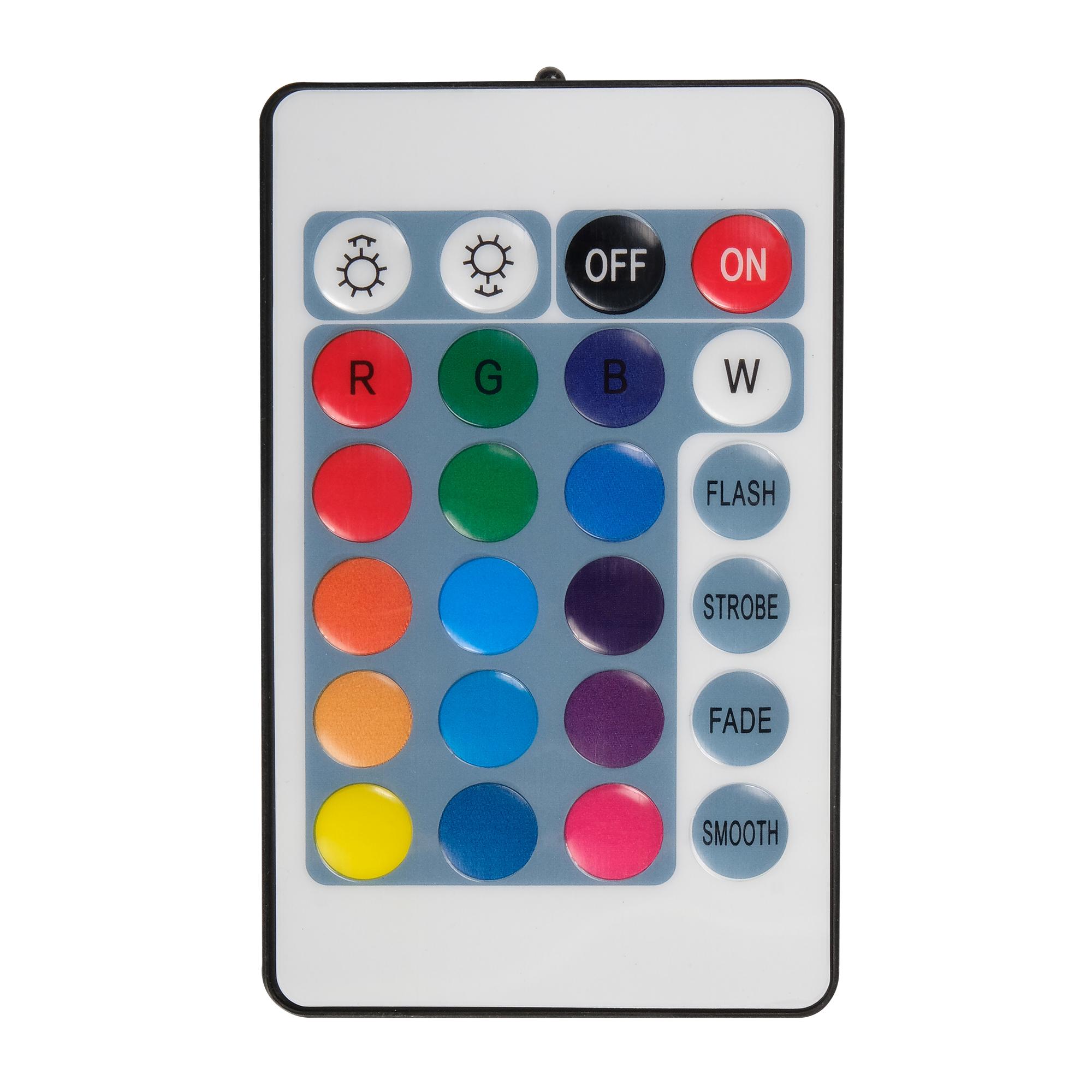 Светильник светодиодный ДО-10Вт PFL-10W/RGB-RC/GR JazzWay 1005892