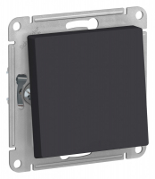 ATLASDESIGN AQUA 1-клавишный ПЕРЕКЛЮЧАТЕЛЬ IP44, сх.6, 10АХ, механизм, КАРБОН Systeme Electric ATN441061