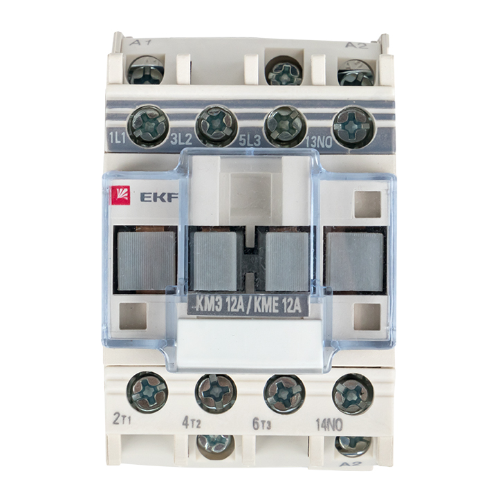 Пускатель магнитный КМЭ 12А катушка управления 220В АС малогабаритный 1NO EKF ctr-s-12-220