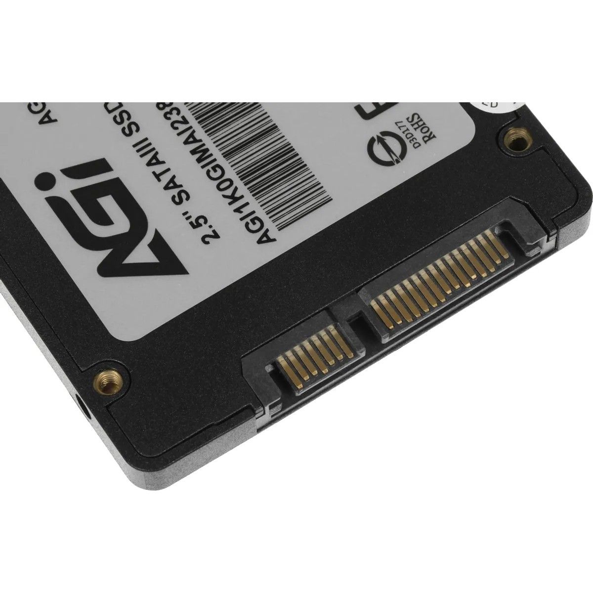 Накопитель SSD 2.5'', 1 ТБ, AI238, SATA III, QLC, 550/510 МБ/с, TBW 500 AGI AGI1K0GIMAI238-CB 210636