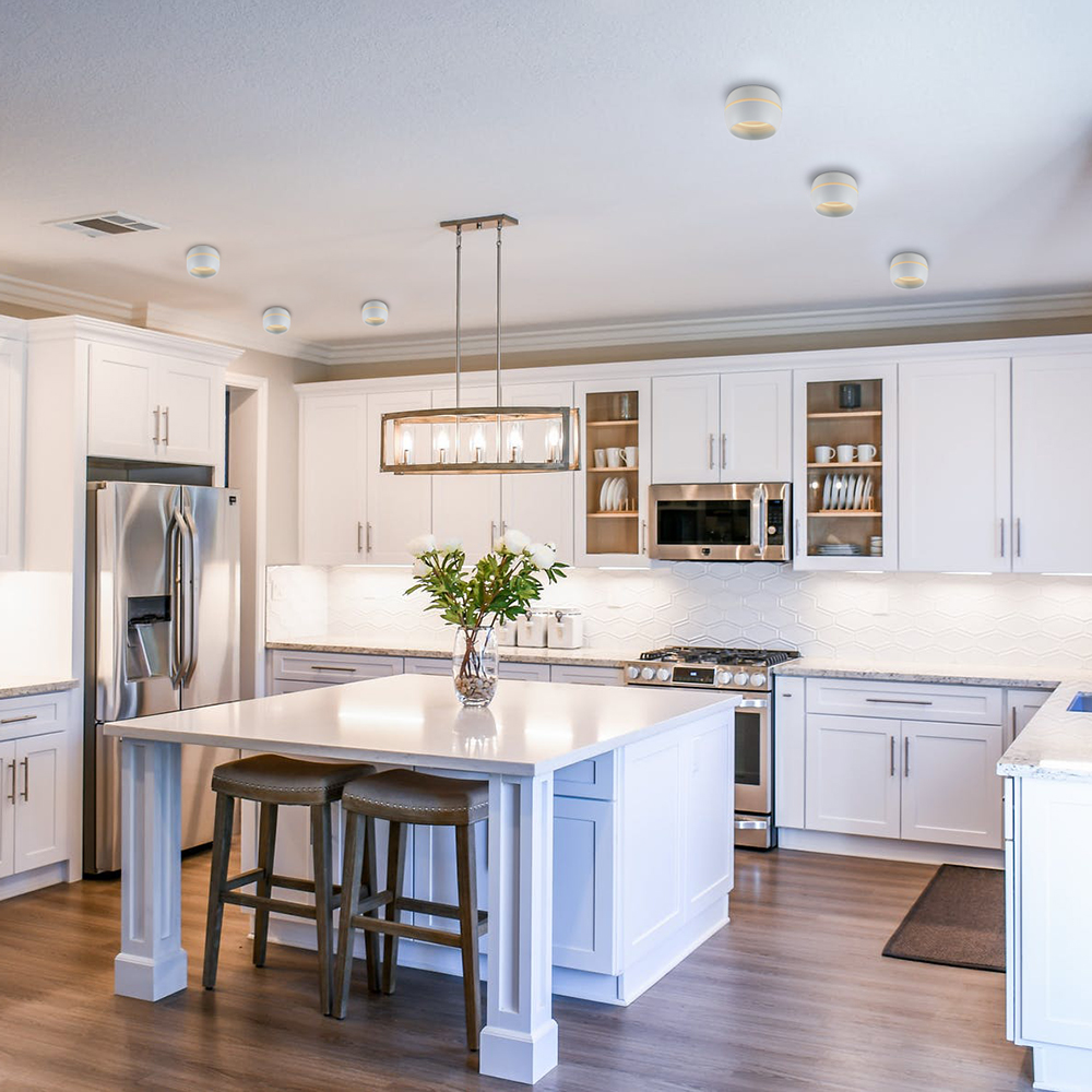 Светильник ДПО-12w GX53 без лампы белый FERON HL356 41509