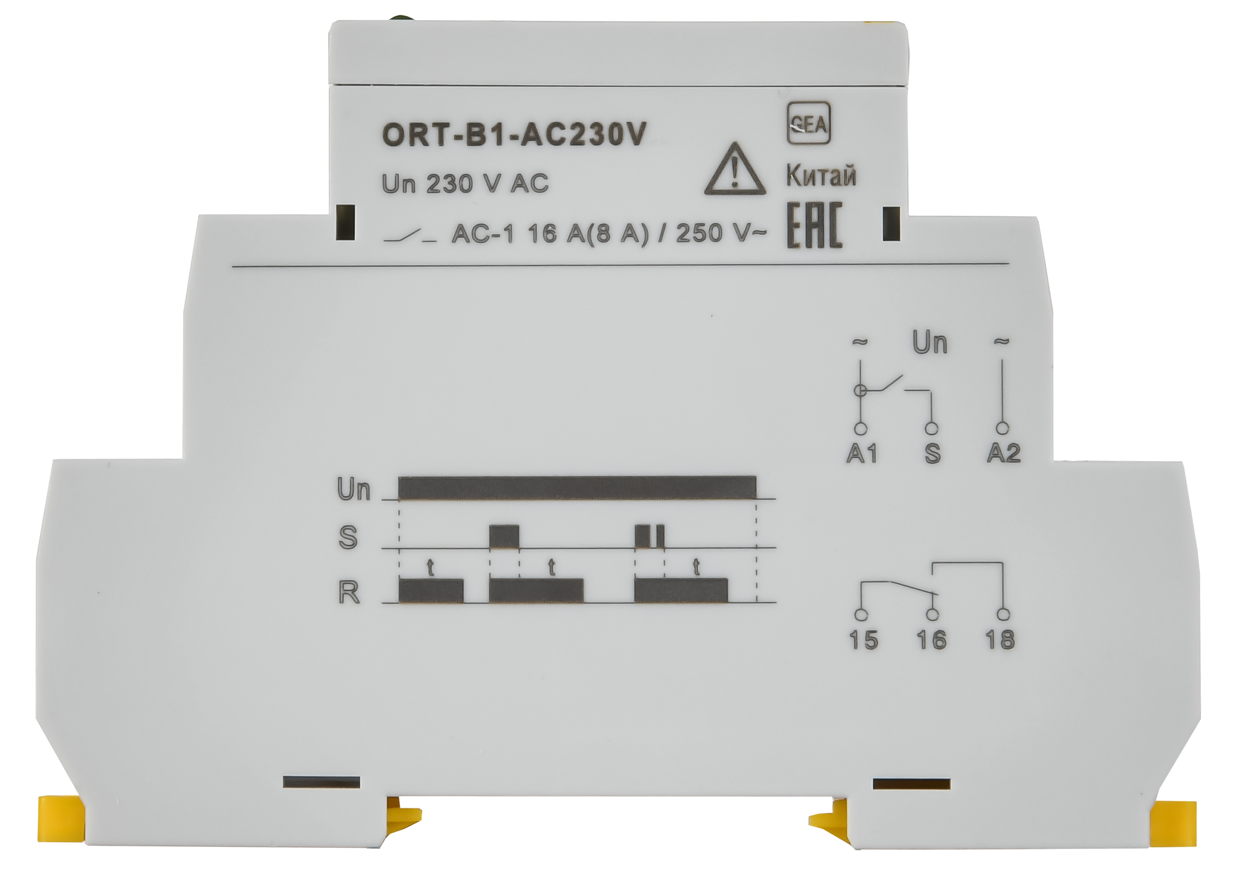 Реле задержки выключения ORT. 1 конт. 230 В AС ONI ORT-B1-AC230V