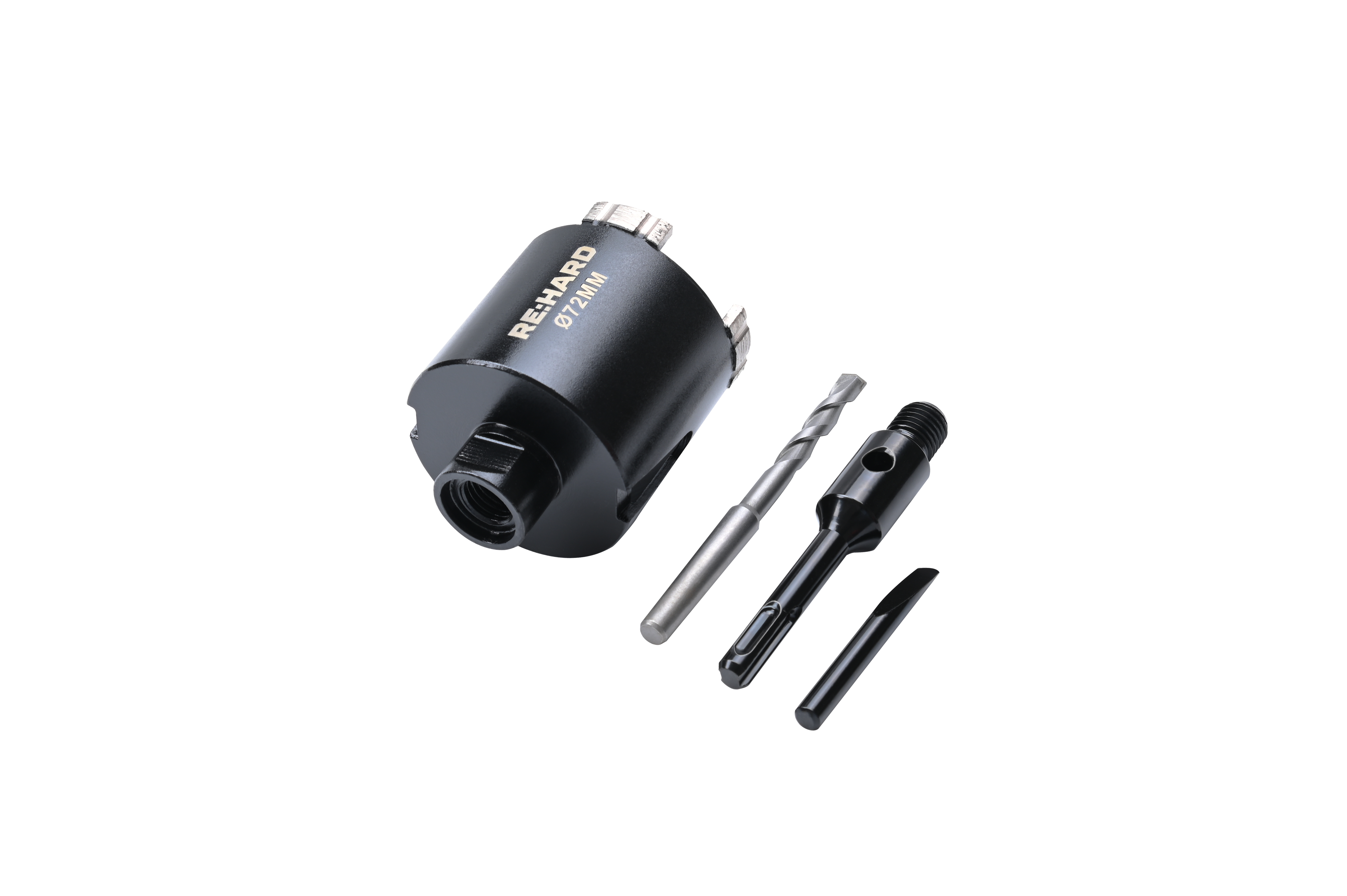 Коронка алмазная по бетону SDS plus 72 мм RE:HARD RH72-SDS-62