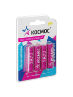 Аккумулятор R6 (АА) 2800mAh Ni-MH 4 на блистере Космос KOCR6NIMH2800mAh4BL
