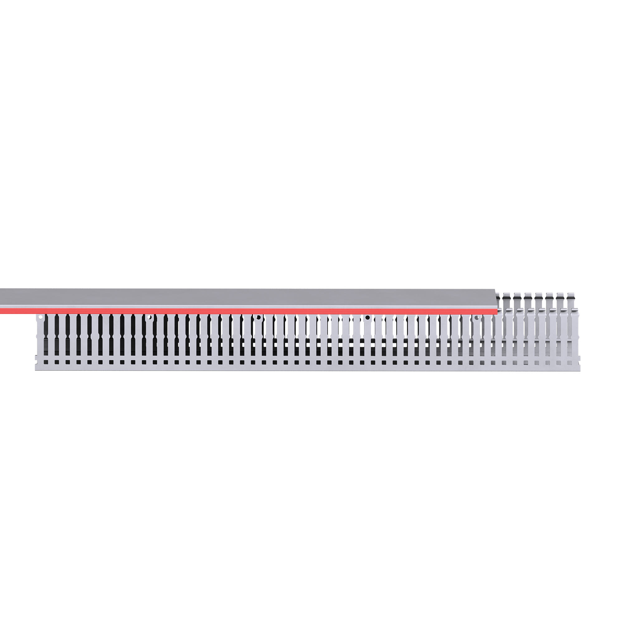 Короб перфорированный RL6 100x60 серый QUADRO DKC 01140RL