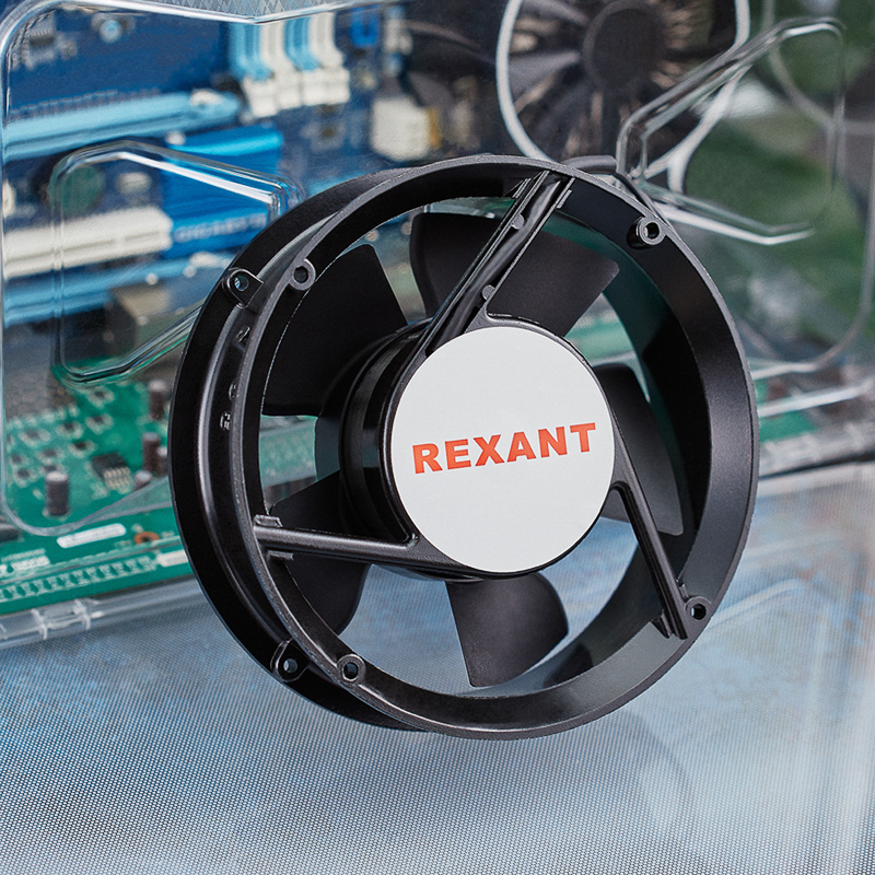Вентилятор RQA 172x163x51HBL 220V AC, REXANT 72-6170