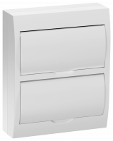 Корпус пластиковый ЩРН-П-24 белая дверь IP41 GENERICA IEK MKP13-N-24-41-K01-G
