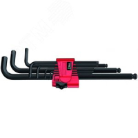 Набор Г-образных ключей 950/9 Hex-Plus BlackLaser 6 с шаром 1.5 - 10 мм 9 предметов Wera WE-022086