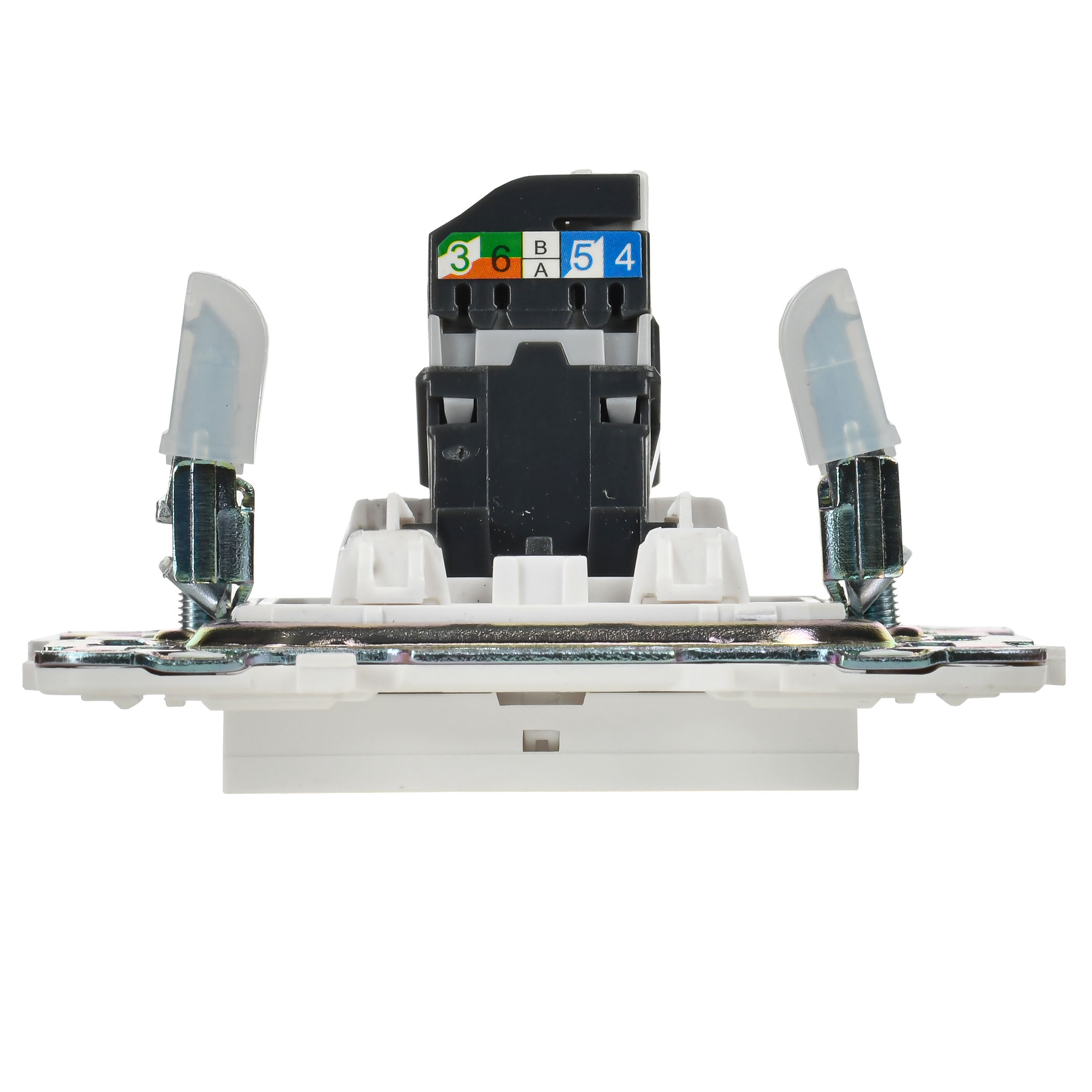 SKANDY Розетка компьютерная RJ45 кат.5E SK-K01W арктический белый IEK SK-K10-1-K01