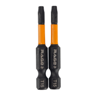 Набор бит торсионных IMPACT 2 шт TORX T15 S2 х 50 мм Rage 554146