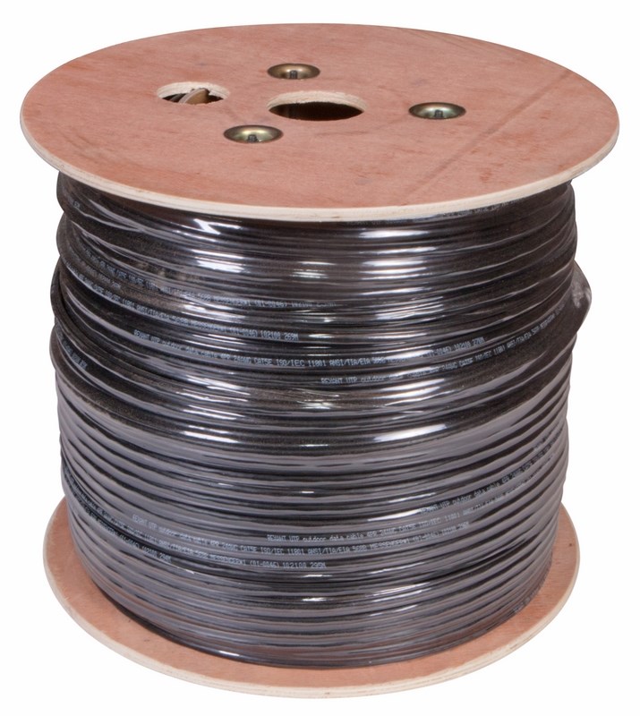 Витая пара U/UTP 4PR 24AWG CAT5e OUTDOOR + ТРОС*1 REXANT 01-0046