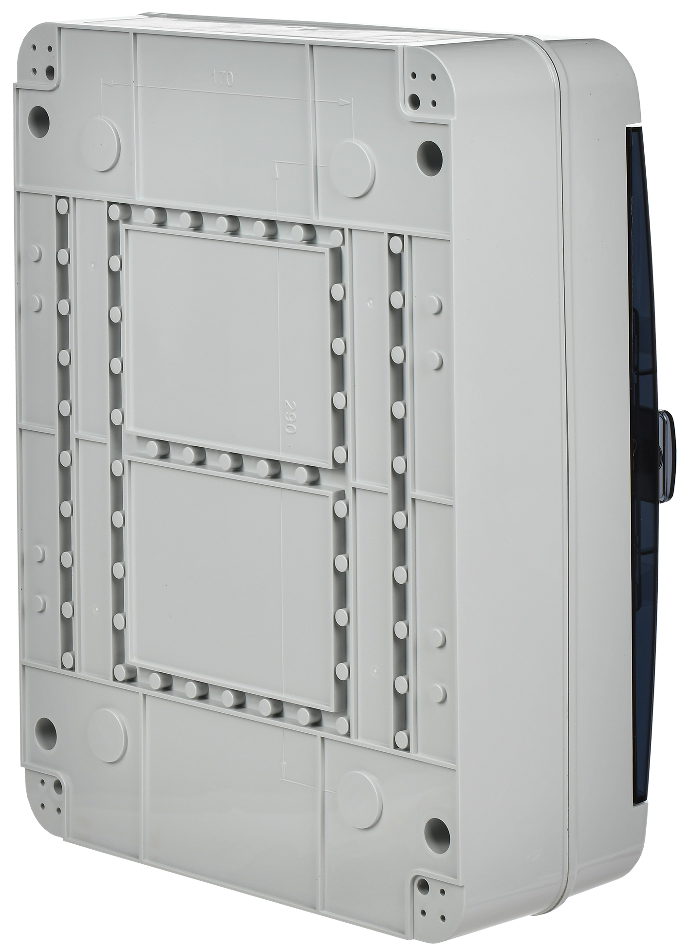 TEKFOR Корпус пластиковый навесной КМПн-24 IP65 черная прозрачная дверь IEK TF5-KP72-N-24-65-K03-K02
