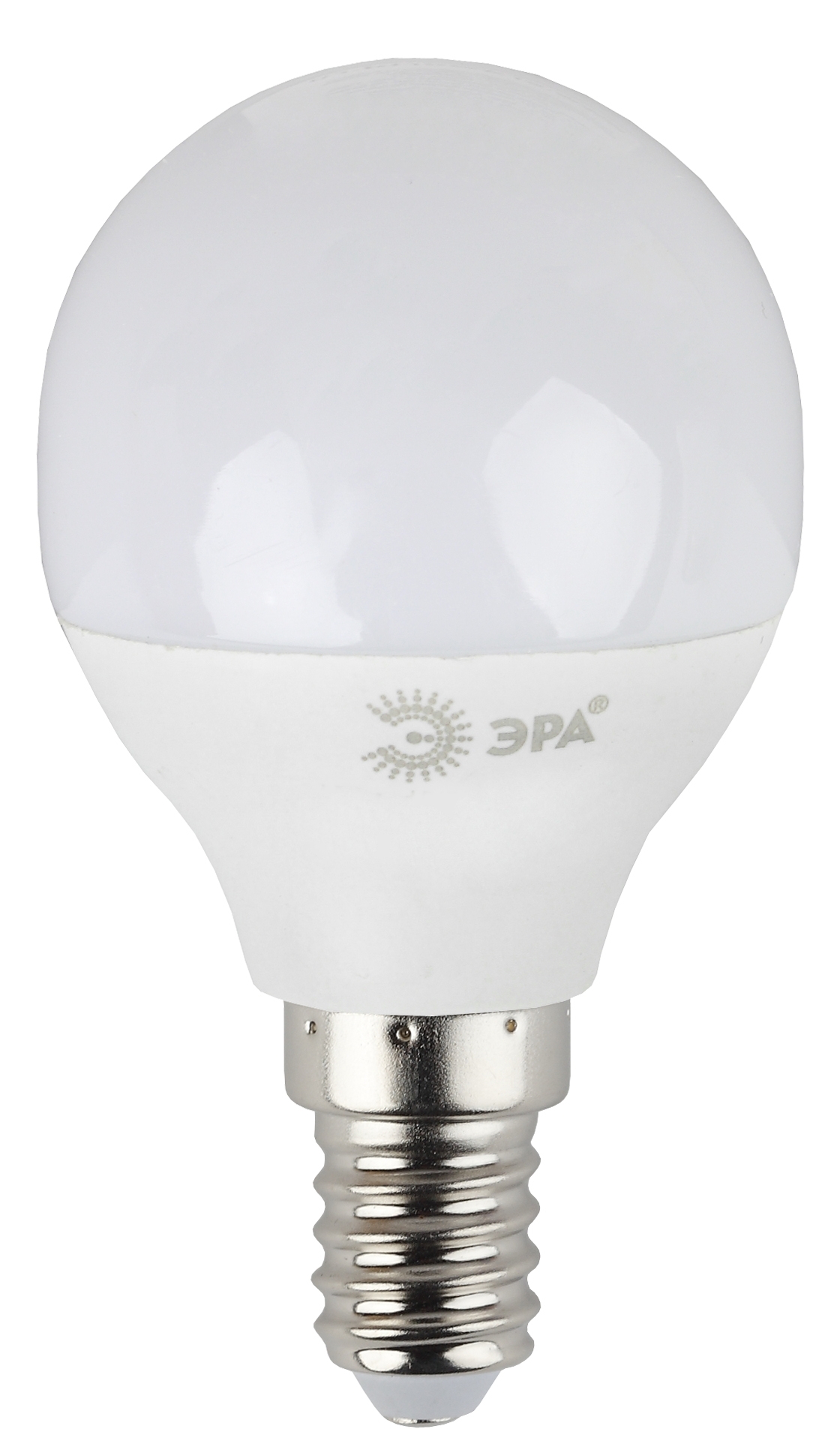 Лампа светодиодная LED 7 Вт 560Лм 2700К шар теплый E14 170-265В LED P45-7W-827-E14 Standart ЭРА Б0020548