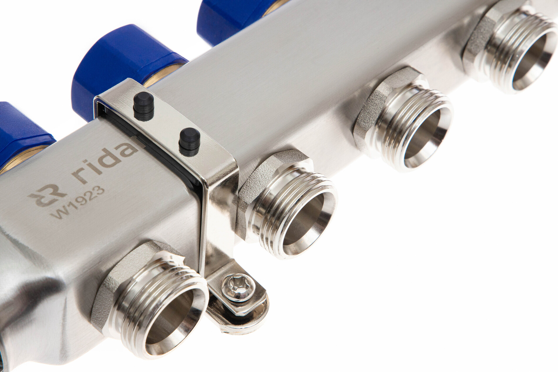 Коллекторная группа SSM-10RF set 10 контуров 1' x 3/4' с расходомерами и кронштейнами Ридан 088U0960R