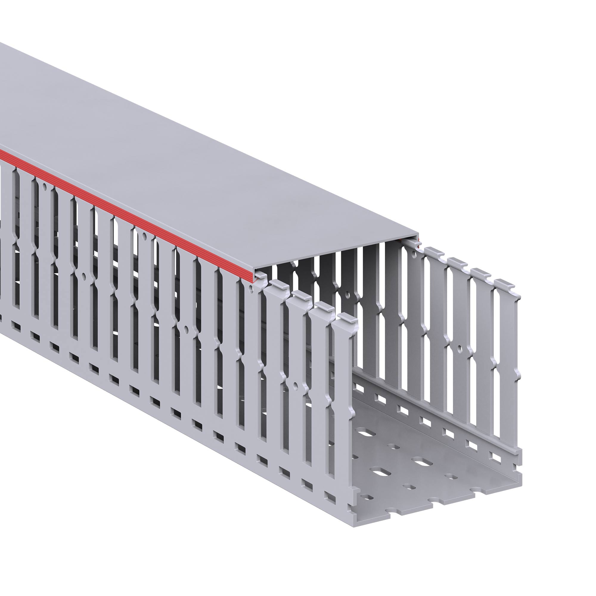 Короб перфорированный T1-EF 100x100 серый QUADRO DKC 00171RL