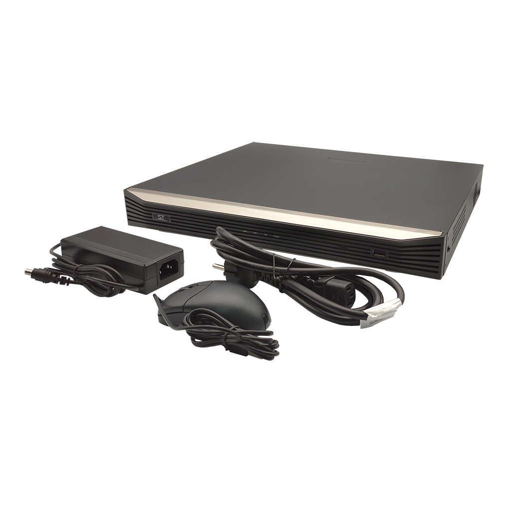 Видеорегистратор IP 32-канальный 8Мп до 2 HDD Space Technology ST-NVR-V3208A45 URBAN 00-00073473