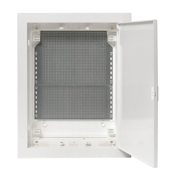 Встраиваемый слаботочный щит Nova 2 габарит с пластиковой дверью IP41 EKF nv-mb-pd-2