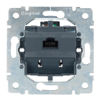 Galea Life Розетка компьютерная RJ45 категория 5е UTP винтовые клеммы 1 выход Legrand/Daccord 775761