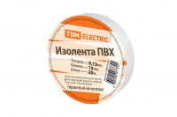 Изолента ПВХ 0,13*15мм Белая 20м TDM TDM ELECTRIC SQ0526-0011
