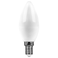 Лампа светодиодная LED 15вт Е14 теплый матовая свеча SAFFIT SBC3715 55203