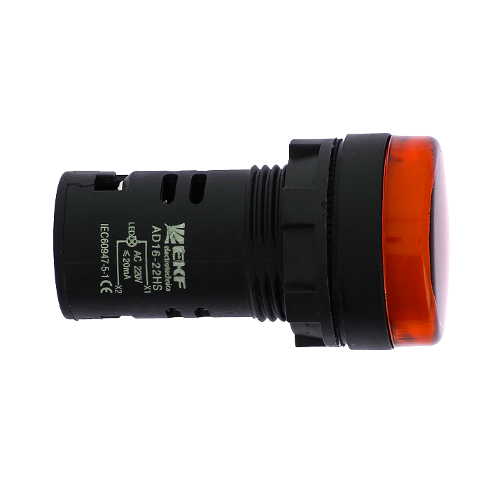 Матрица светодиодная AD16-22HS красная 24В AC PROxima EKF ledm-ad16-r-24