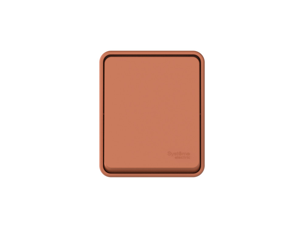 AtlasDesign PROFI IP54 О/У 1-клавишный ПЕРЕКЛЮЧАТЕЛЬ 10 АХ, ТЕРРАКОТОВЫЙ Systeme Electric ATN547061