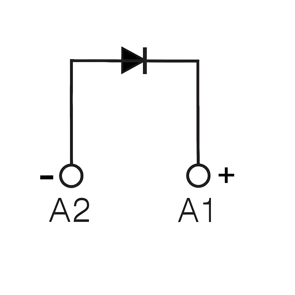 Модуль защиты, диод (A1+), 6-250V DC DKC IMD-D